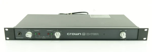 Crown D-75A Professional Power Amplifier – Studio & Broadcast Grade - Image 4