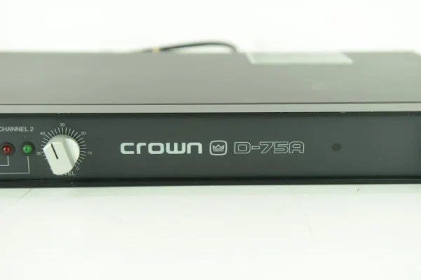 Crown D-75A Professional Power Amplifier – Studio & Broadcast Grade - Image 5