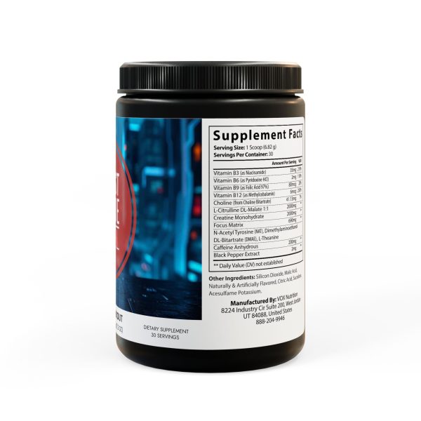 Pre-Workout Supplement, Fruit Punch (204g, 7.1oz) - Image 3