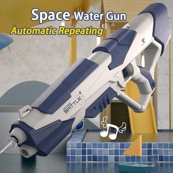 Space Electric Water Gun – Automatic Water Absorption Toy for Kids & Adults | Beach, Pool & Outdoor Fun - Image 7