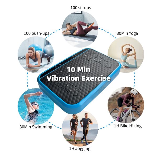 Vibration Plate Exercise Machine – 120 Speed Whole Body Fitness Platform for Weight Loss, Toning & Lymphatic Drainage - Image 4