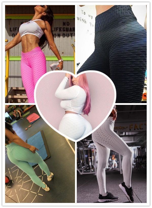 Booty Lifting Anti-Cellulite Scrunch Leggings — No Pockets - Image 9