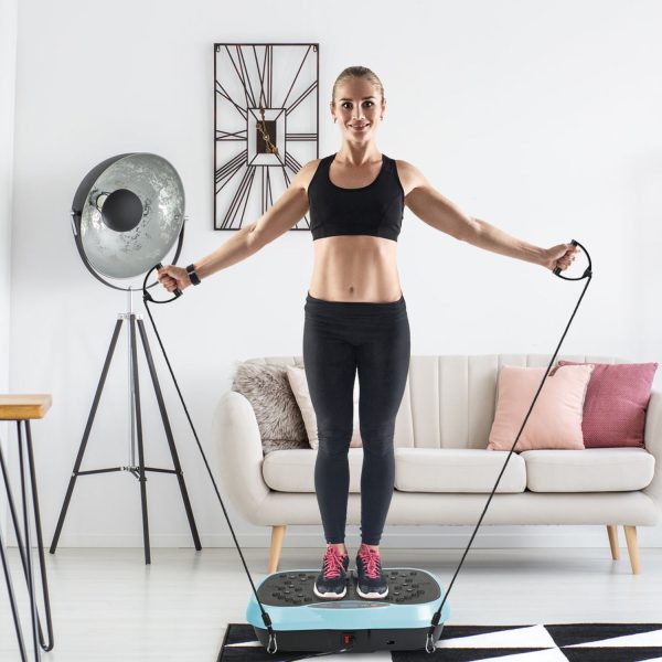 Vibration Exercise Machine with Resistance Bands & Remote – 120 Speed Whole Body Workout Platform for Weight Loss, Toning & Recovery - Image 3