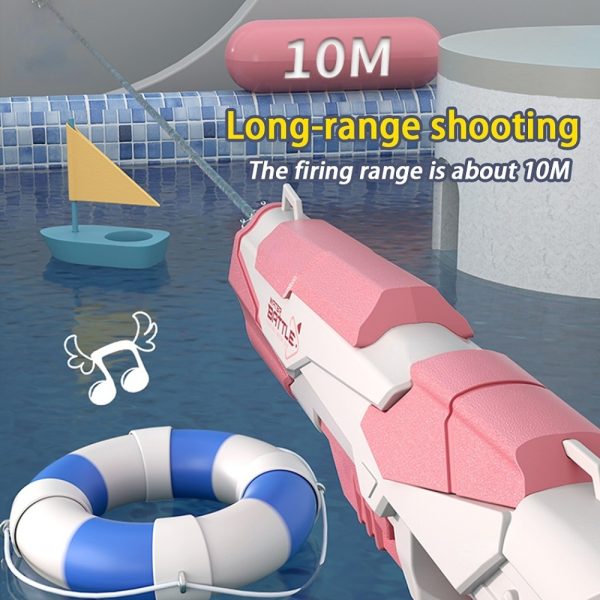 Space Electric Water Gun – Automatic Water Absorption Toy for Kids & Adults | Beach, Pool & Outdoor Fun - Image 4