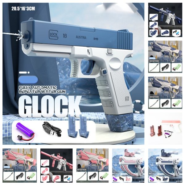 Space Electric Water Gun – Automatic Water Absorption Toy for Kids & Adults | Beach, Pool & Outdoor Fun - Image 3