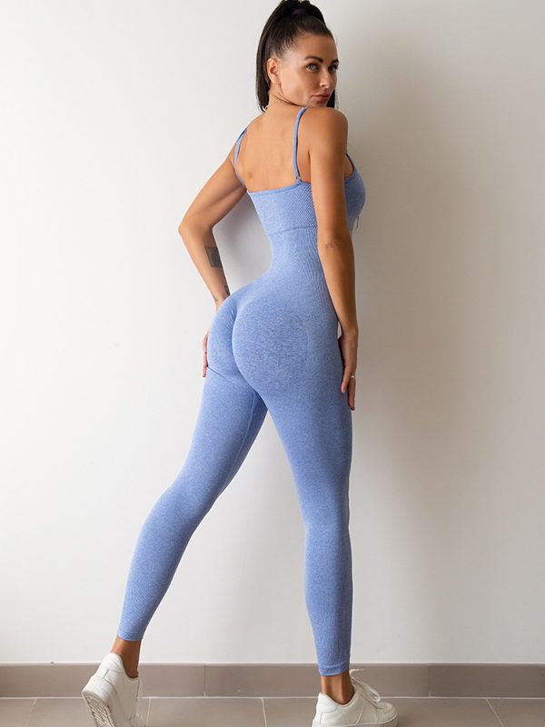 Women’s One-Piece Unitard Jumpsuit – Spaghetti Strap Tummy Control Romper - Image 8