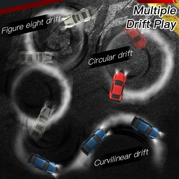 4WD 2.4GHz RC Mini Drift Car – 1/64 Scale Remote Control Racing Model for Kids & Collectors - Image 3