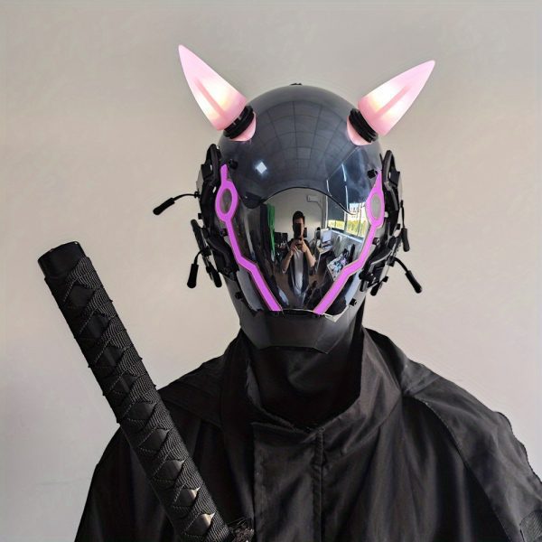 Punk Mask Cosplay For Men, Cosplay Halloween Mask Fit Party Music Festival Accessories, Punk Mask Cosplay For Women - Image 9