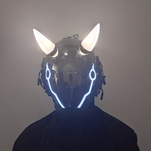 Punk Mask Cosplay For Men, Cosplay Halloween Mask Fit Party Music Festival Accessories, Punk Mask Cosplay For Women - Image 8