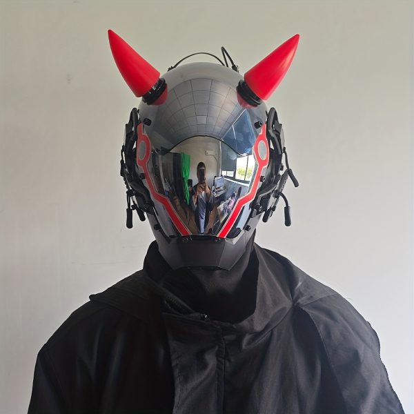 Punk Mask Cosplay For Men, Cosplay Halloween Mask Fit Party Music Festival Accessories, Punk Mask Cosplay For Women - Image 6