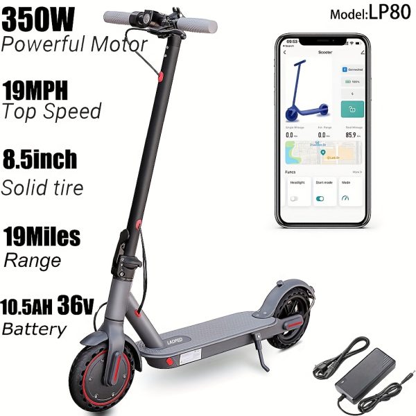 Ladped LP80 Electric Scooter | 19 Mile Range, 350W - Image 8